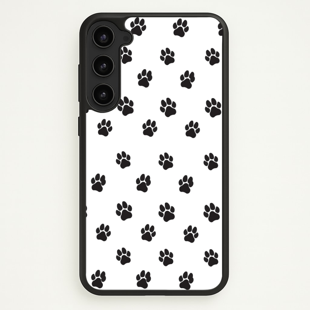 Paw pattern - Dog Patterns Phone Case - Galaxy S23 / Standard
