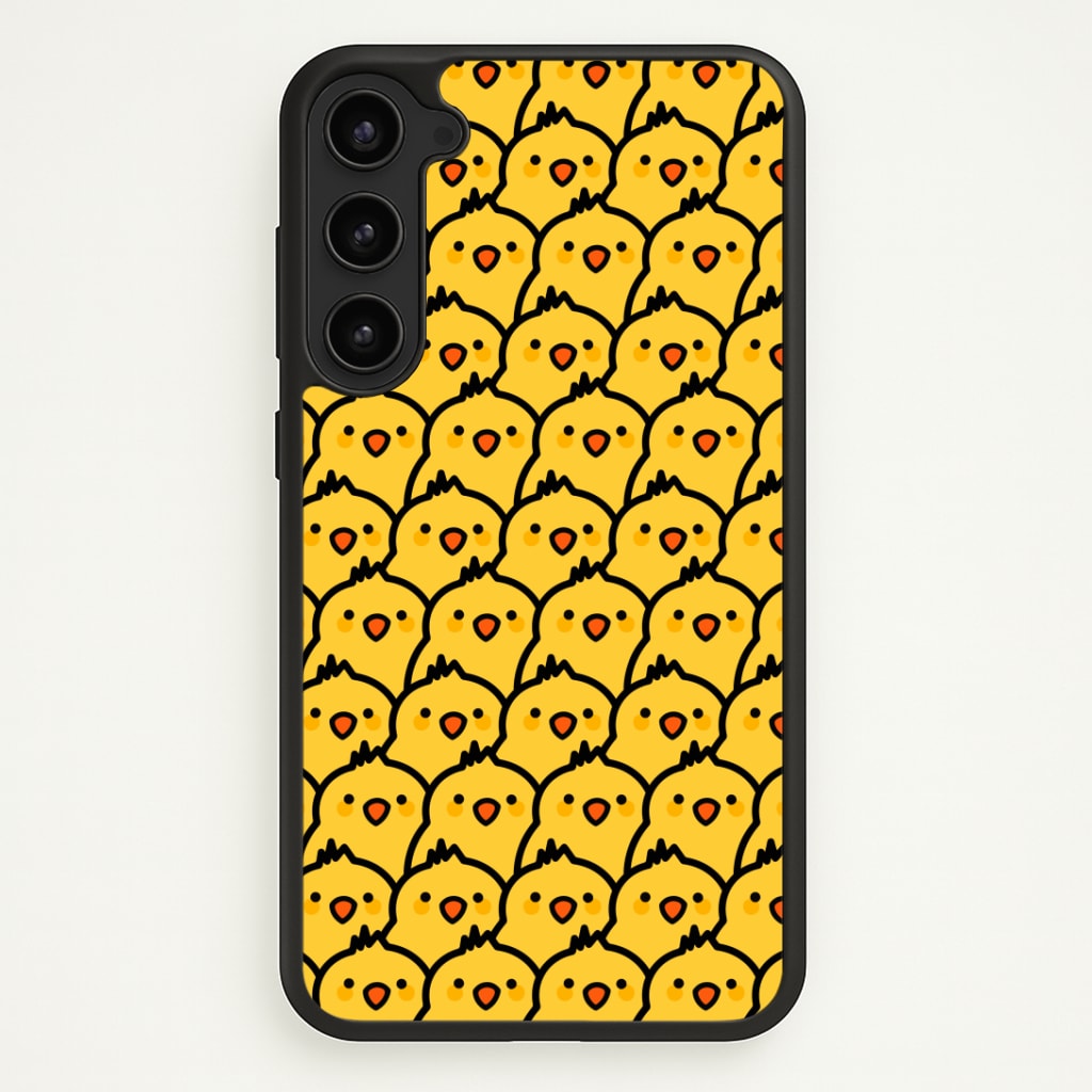 Chick Pattern Phone Case - Galaxy S23 / Standard