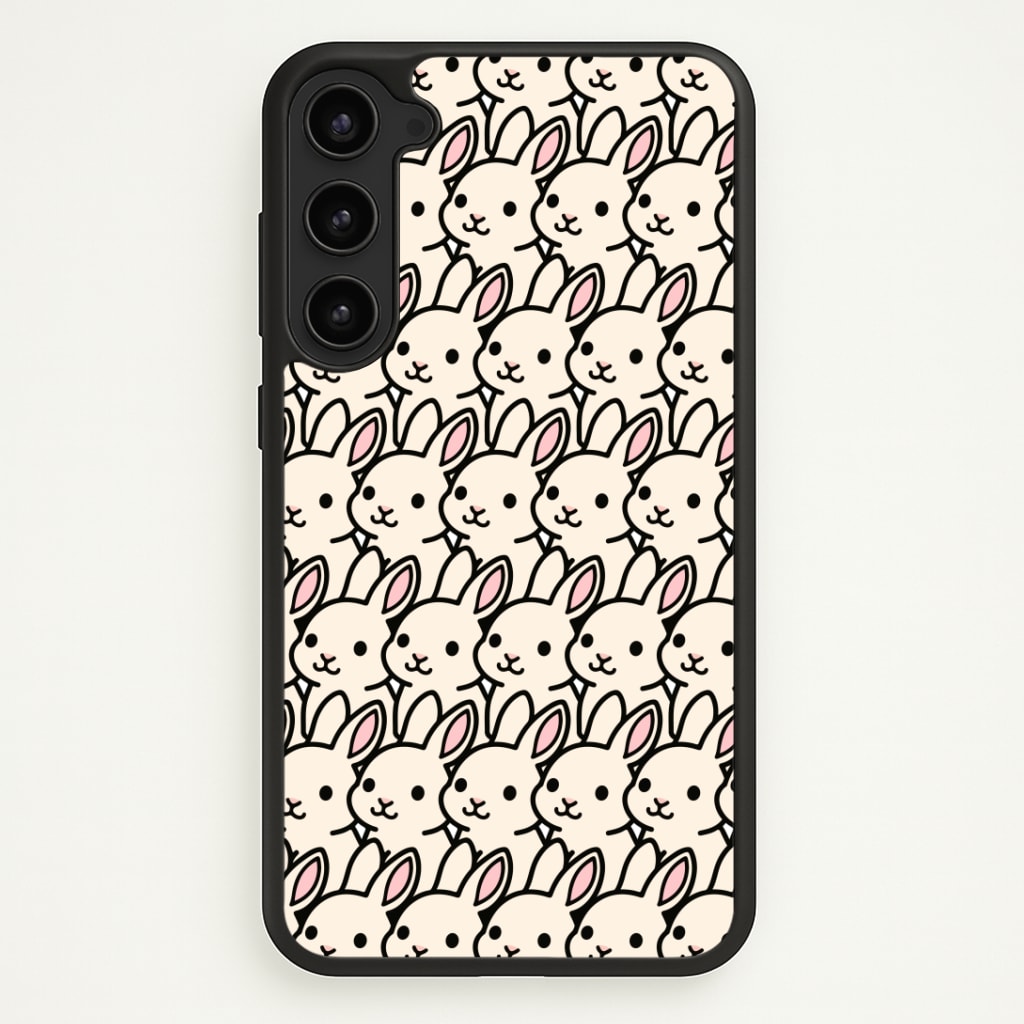 Bunny Rabbit Pattern Phone Case - Galaxy S23 / Standard