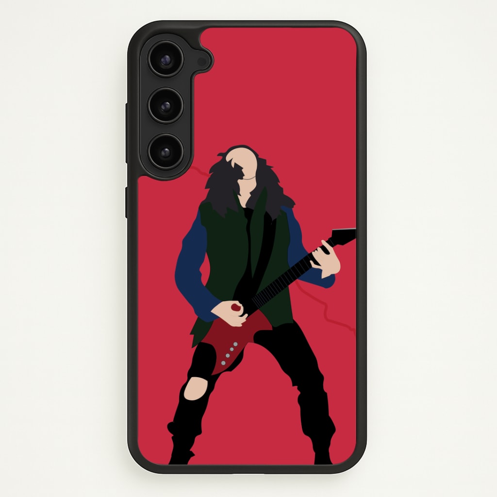 Eddie Munson Playing Guitar Phone Case - Galaxy S23 / Standard