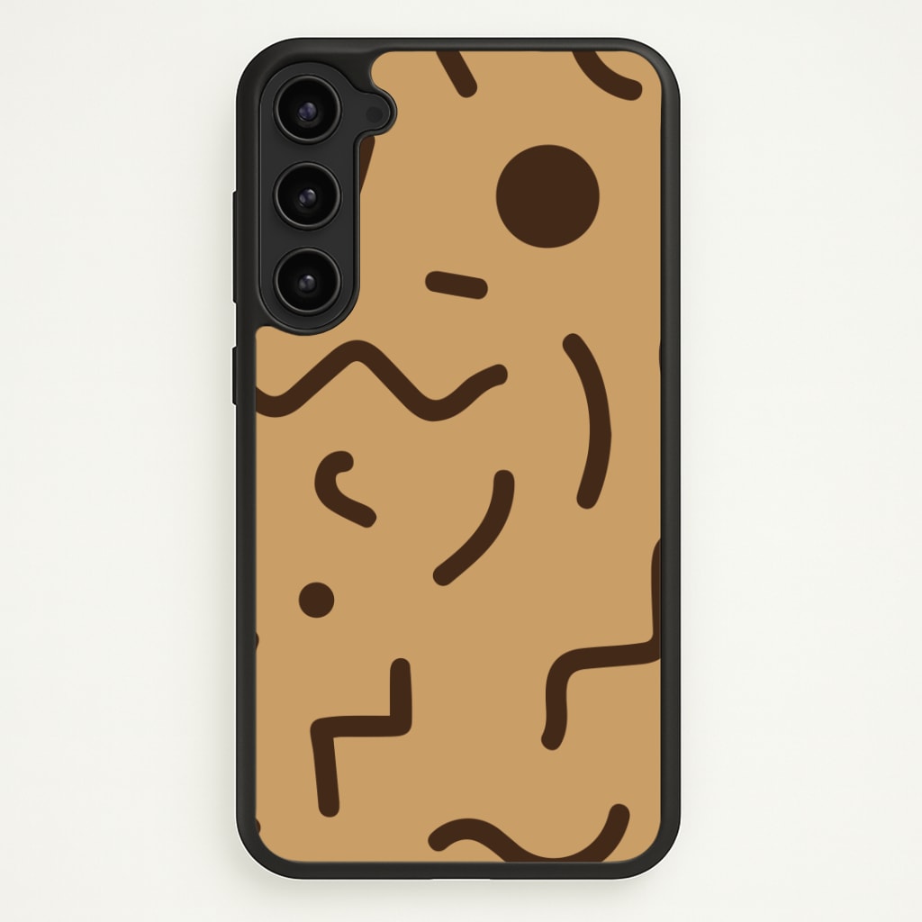 Nude Abstract Pattern - Eighties Phone Case - Galaxy S23 / Standard
