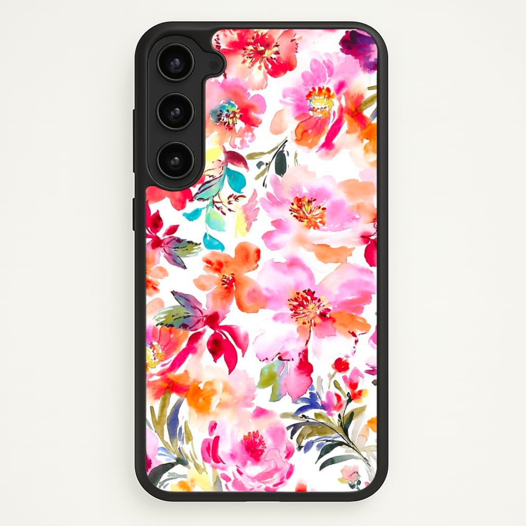 Spring Floral Pattern Phone Case - Galaxy S23 Plus / Standard