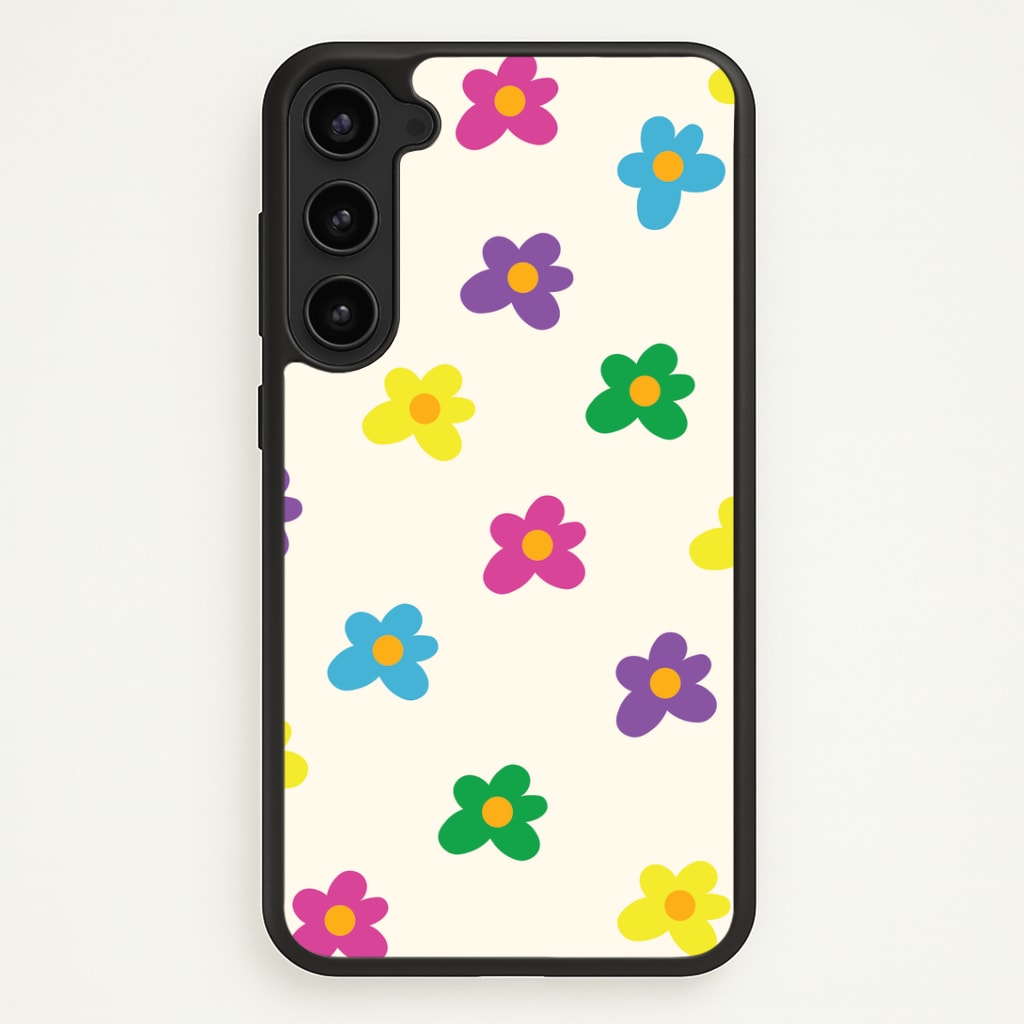 Cute Flower Pattern - Floral Phone Case - Galaxy S23 / Standard
