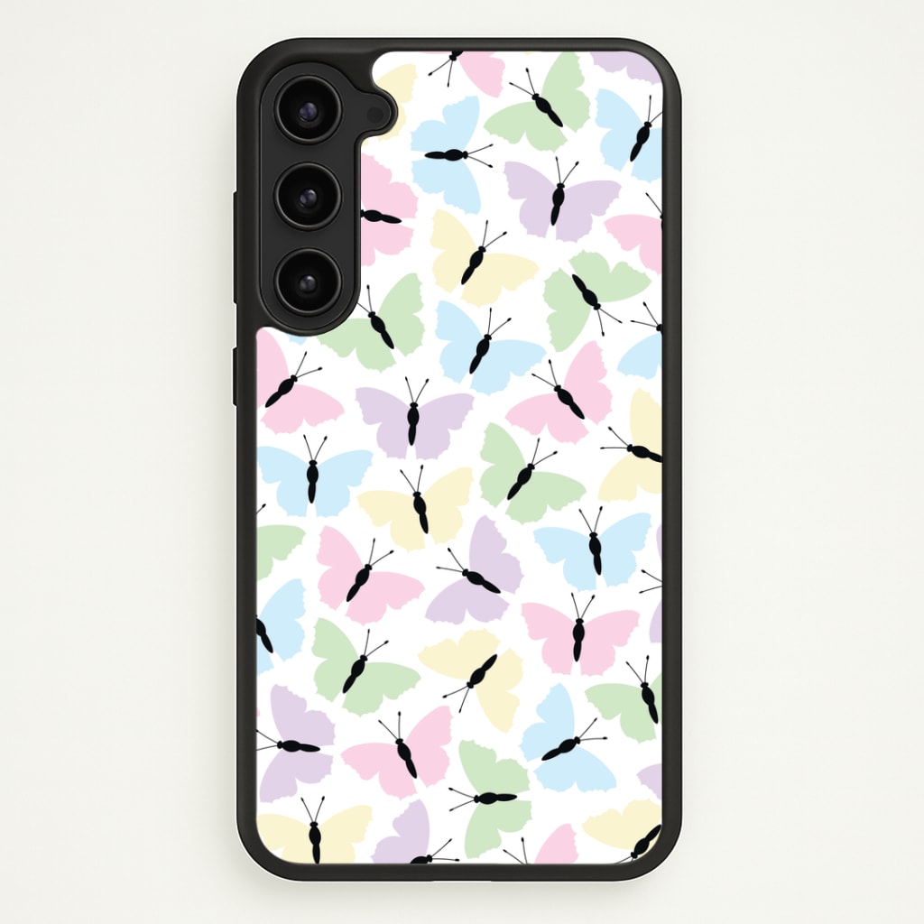 Multi Coloured Butterfly - Butterfly Patterns Phone Case - Galaxy S23 / Standard