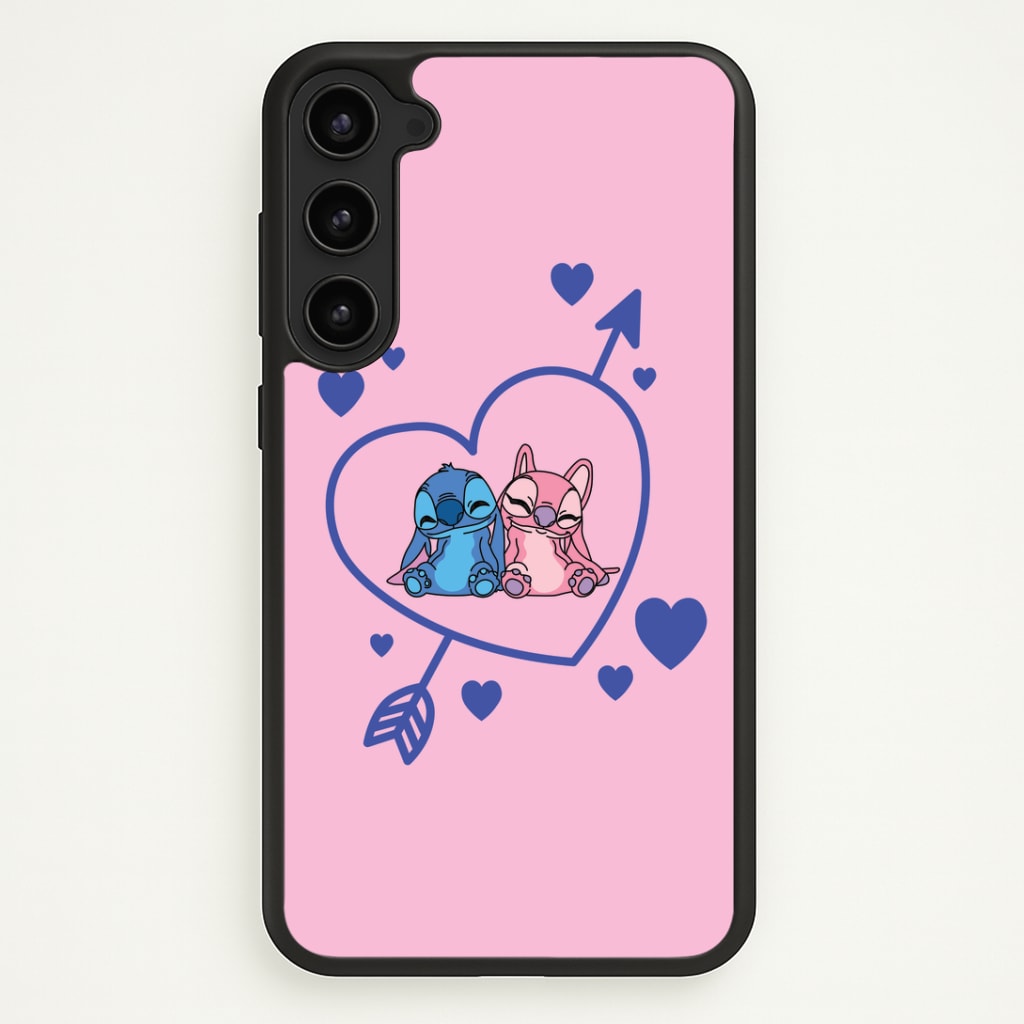 Arrow Heart - Pink Alien Phone Case - Galaxy S23 Plus / Standard