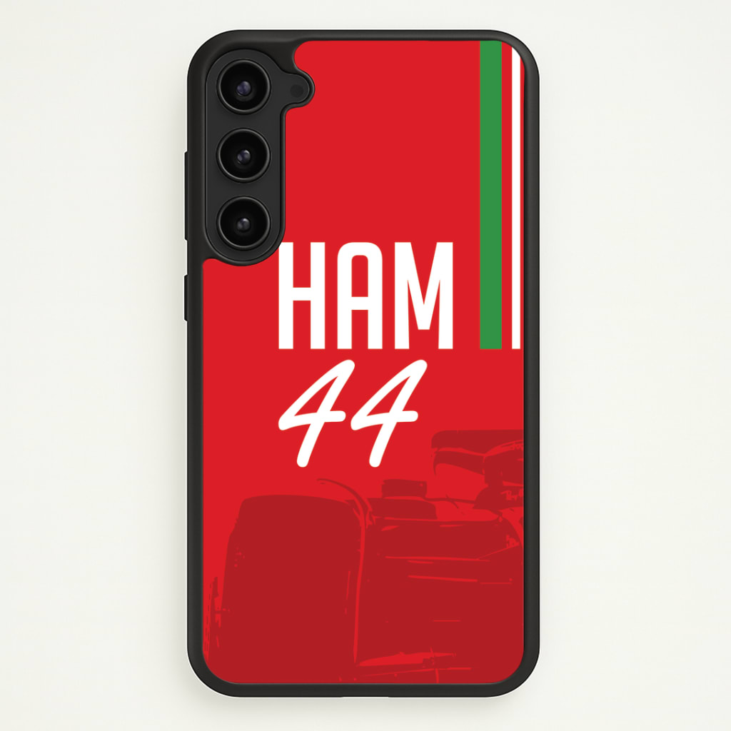 Dark Red Hamilton 44 Phone Case - Galaxy S23 Plus / Standard