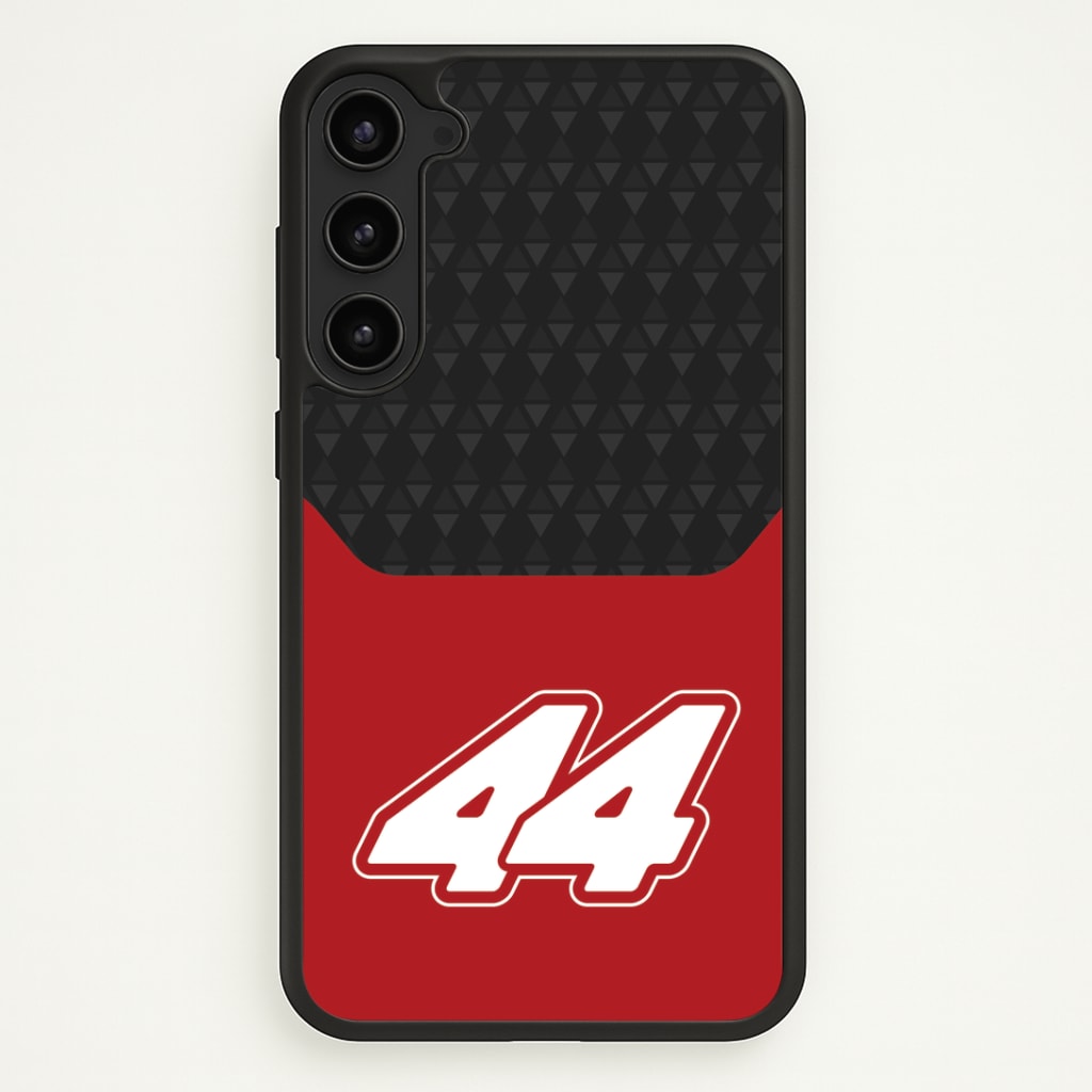 Red And Gray 44 Phone Case - Galaxy S23 Plus / Standard
