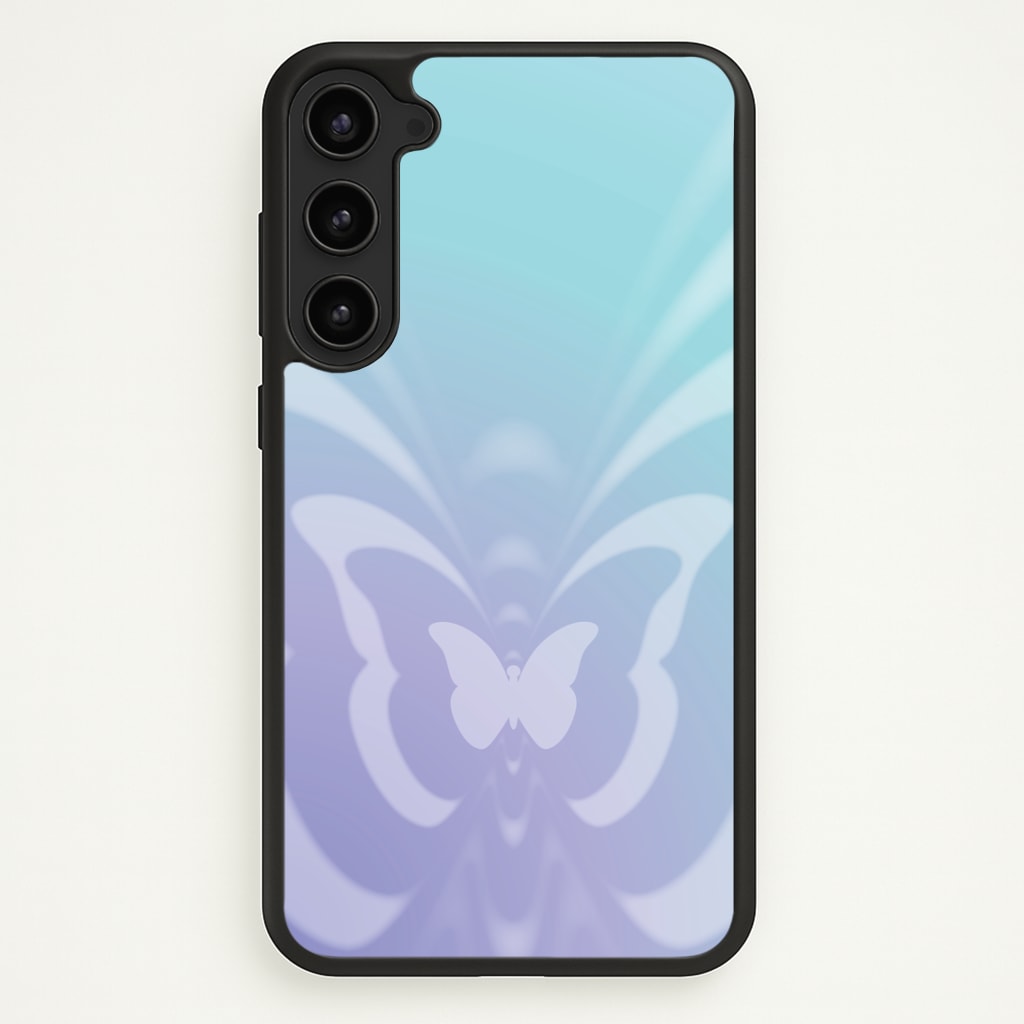 Butterfly Gradient Purple Phone Case - Galaxy S23 Plus / Standard
