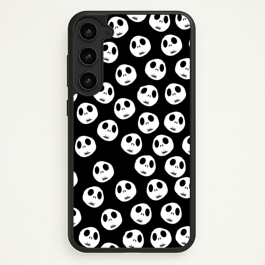 Jack Skellington Pattern - TNBC Phone Case - Galaxy S23 Plus / Standard