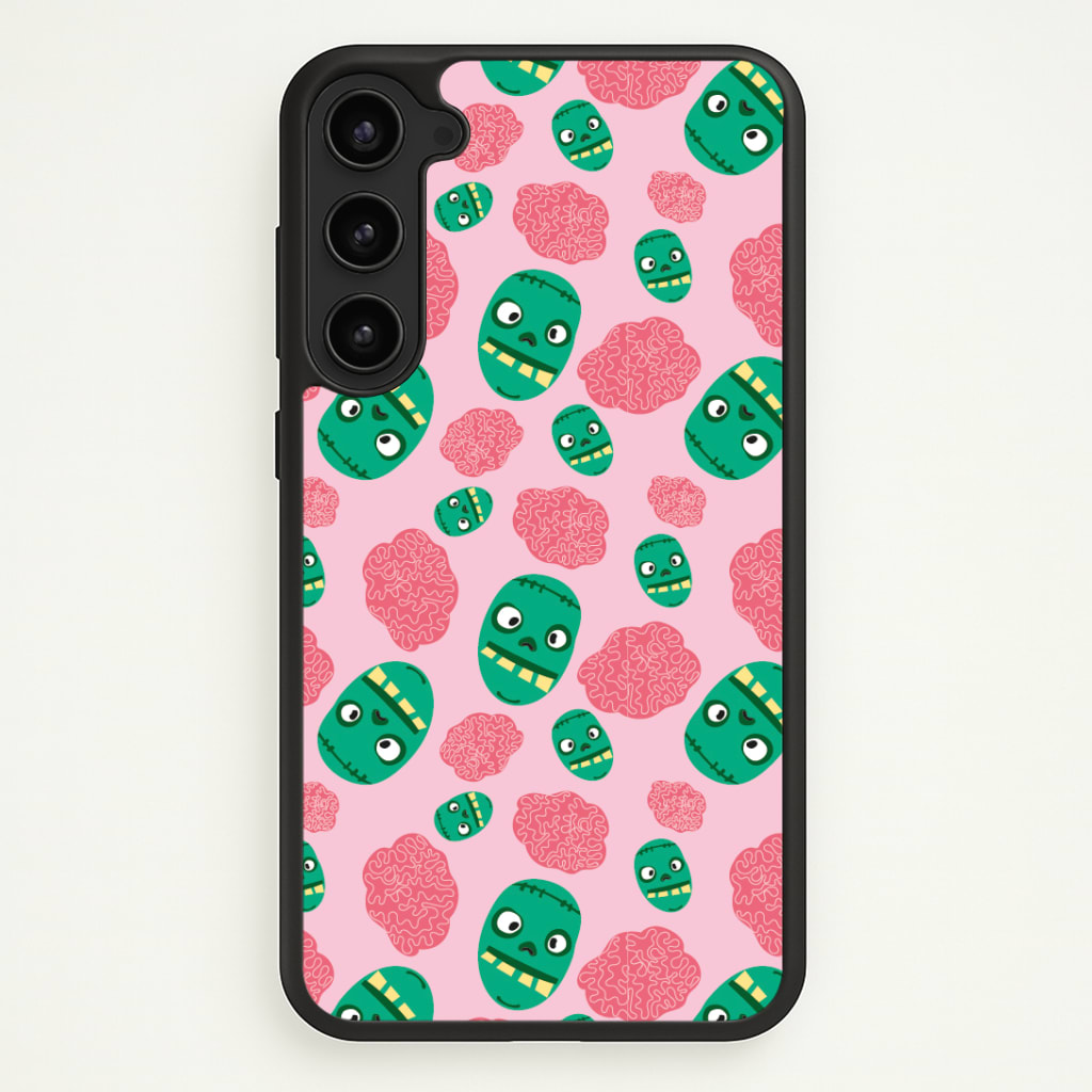 Frankenstein And Brains - Halloween Phone Case - Galaxy S23 Plus / Standard