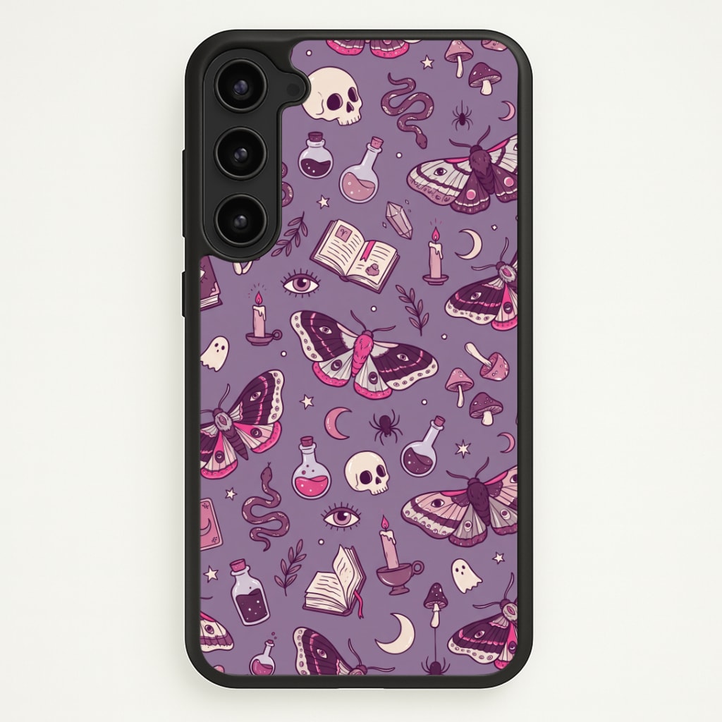 Purple Witchy Doodles Phone Case