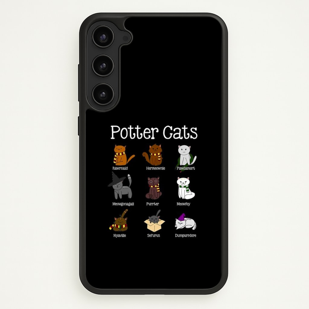 Harry Pawter Cats Phone Case - Galaxy S23 / Standard