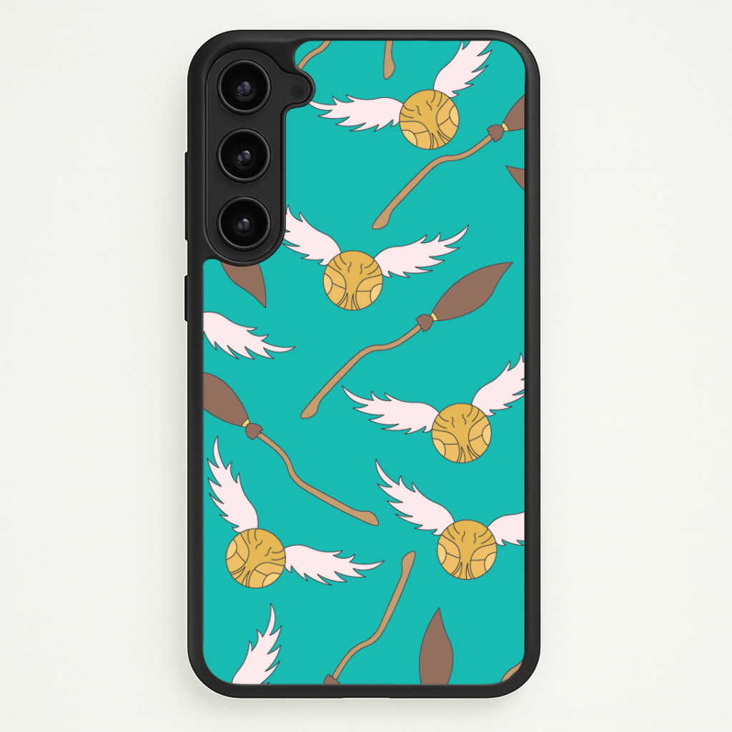 Quidditch Pattern - Harry Potter Phone Case - Galaxy S23 / Standard
