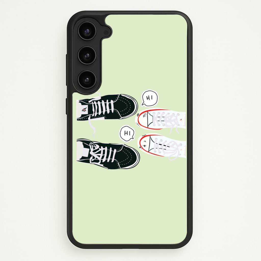 Hi - Heart TV Phone Case - Galaxy S23 / Standard