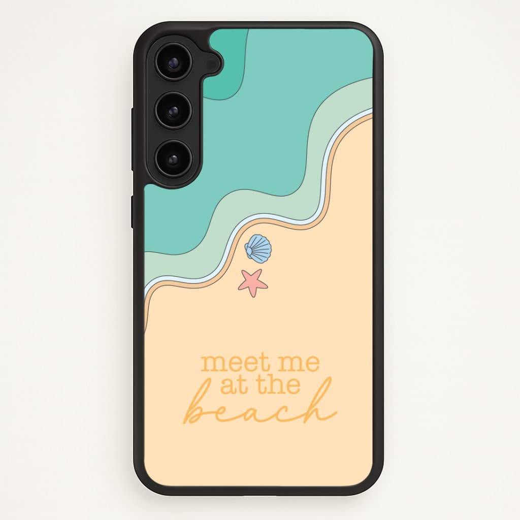 Meet Me At The Beach - Summer Phone Case - Galaxy S23 / Standard