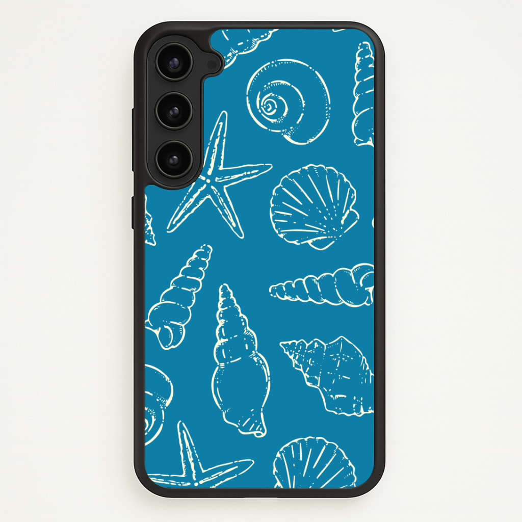 Sketched Shells Pattern Phone Case - Galaxy S23 Plus / Standard