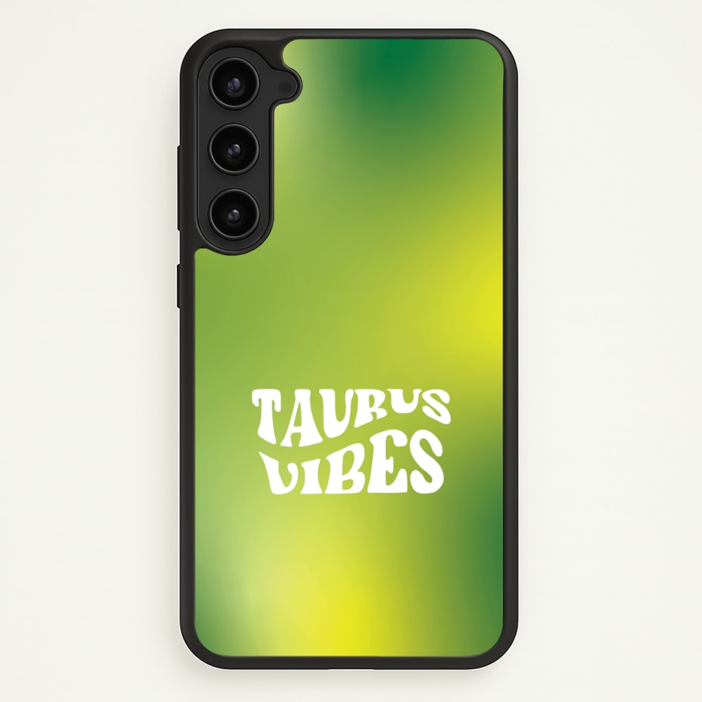 Taurus Vibes Gradient Zodiac Phone Case - Galaxy S23 / Standard