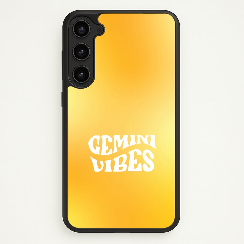Gemini Vibes Gradient Zodiac Phone Case - Galaxy S23 / Standard