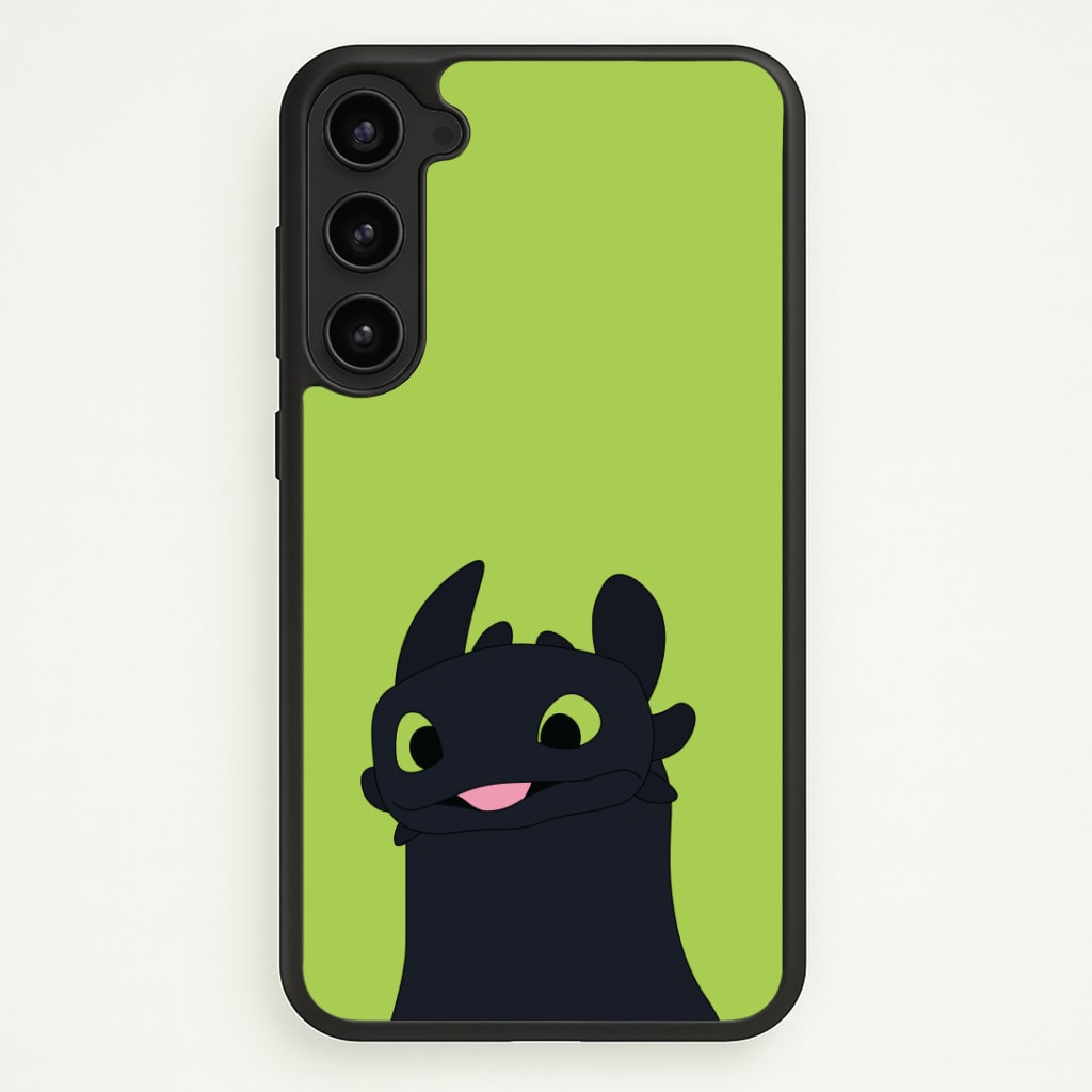 Black Fury Dragon Phone Case - Galaxy S23 / Standard