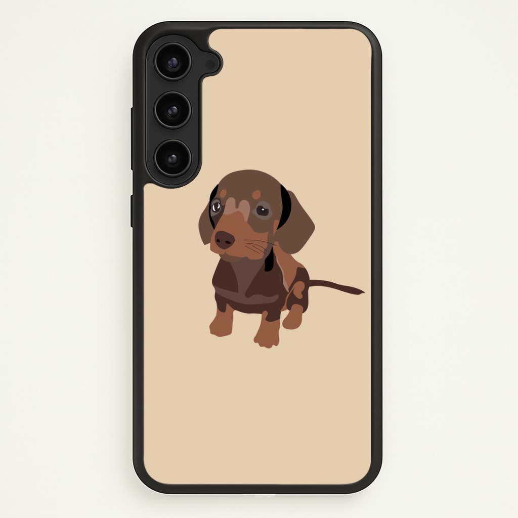 Brown - Dachshunds Phone Case - Galaxy S23 Plus / Standard