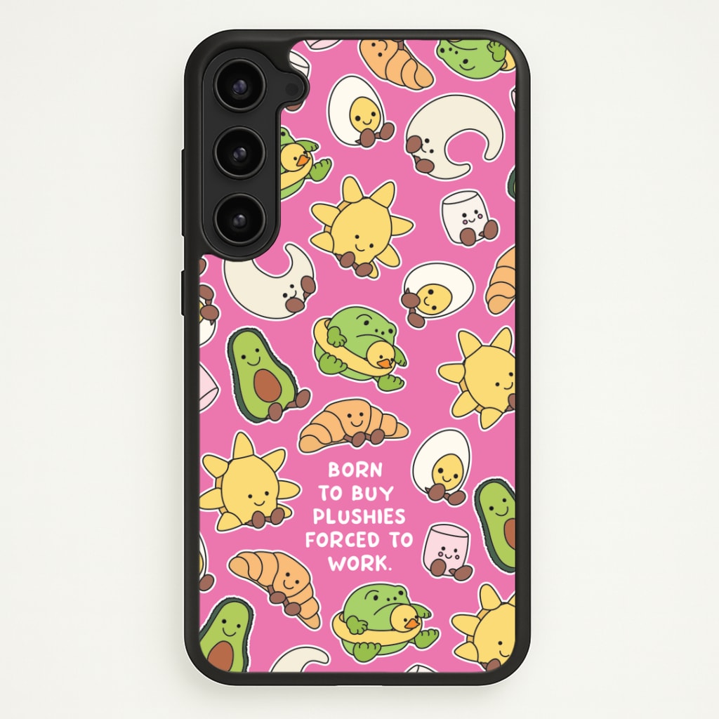 Born To Buy Plushy Phone Case - Galaxy S23 Plus / Standard