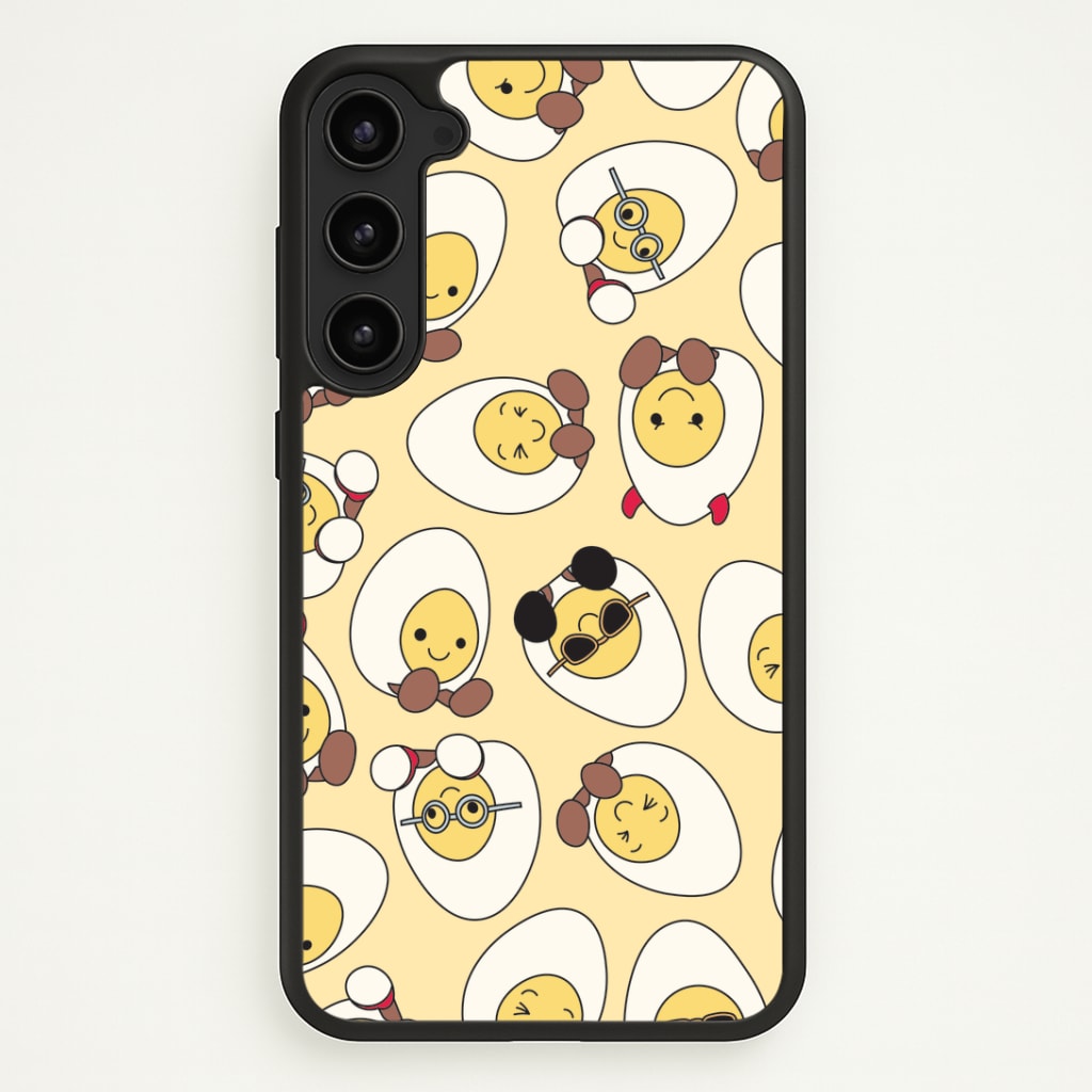 Egg Pattern - Plushy Phone Case - Galaxy S23 / Standard
