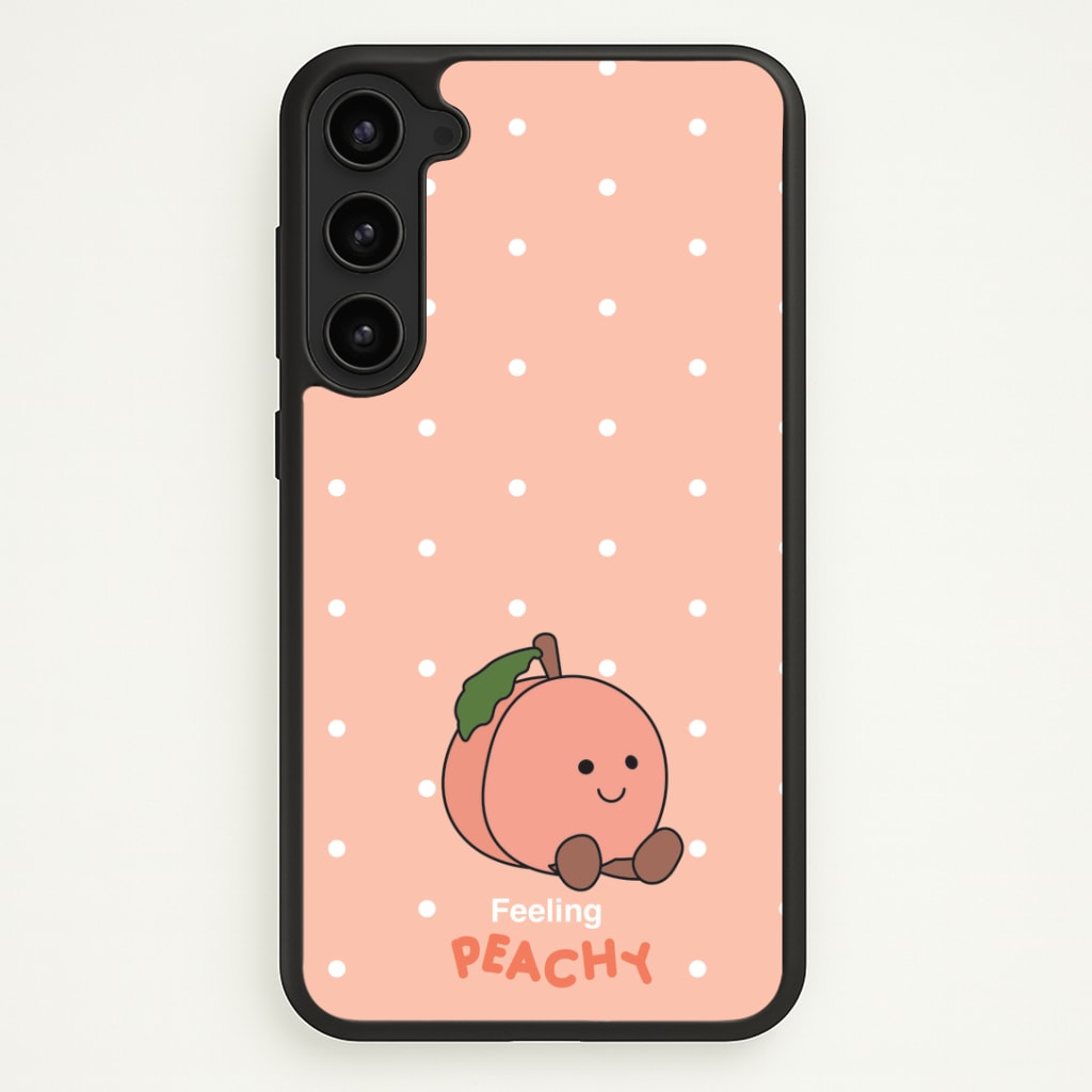 Peach Pattern Phone Case - Galaxy S23 Plus / Standard