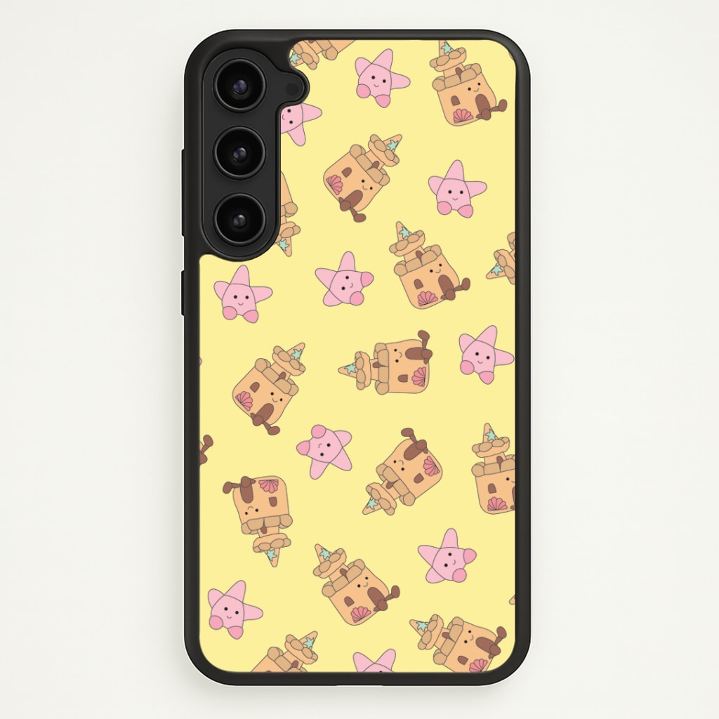 Sandcastles And Stars Pattern Phone Case - Galaxy S23 Plus / Standard