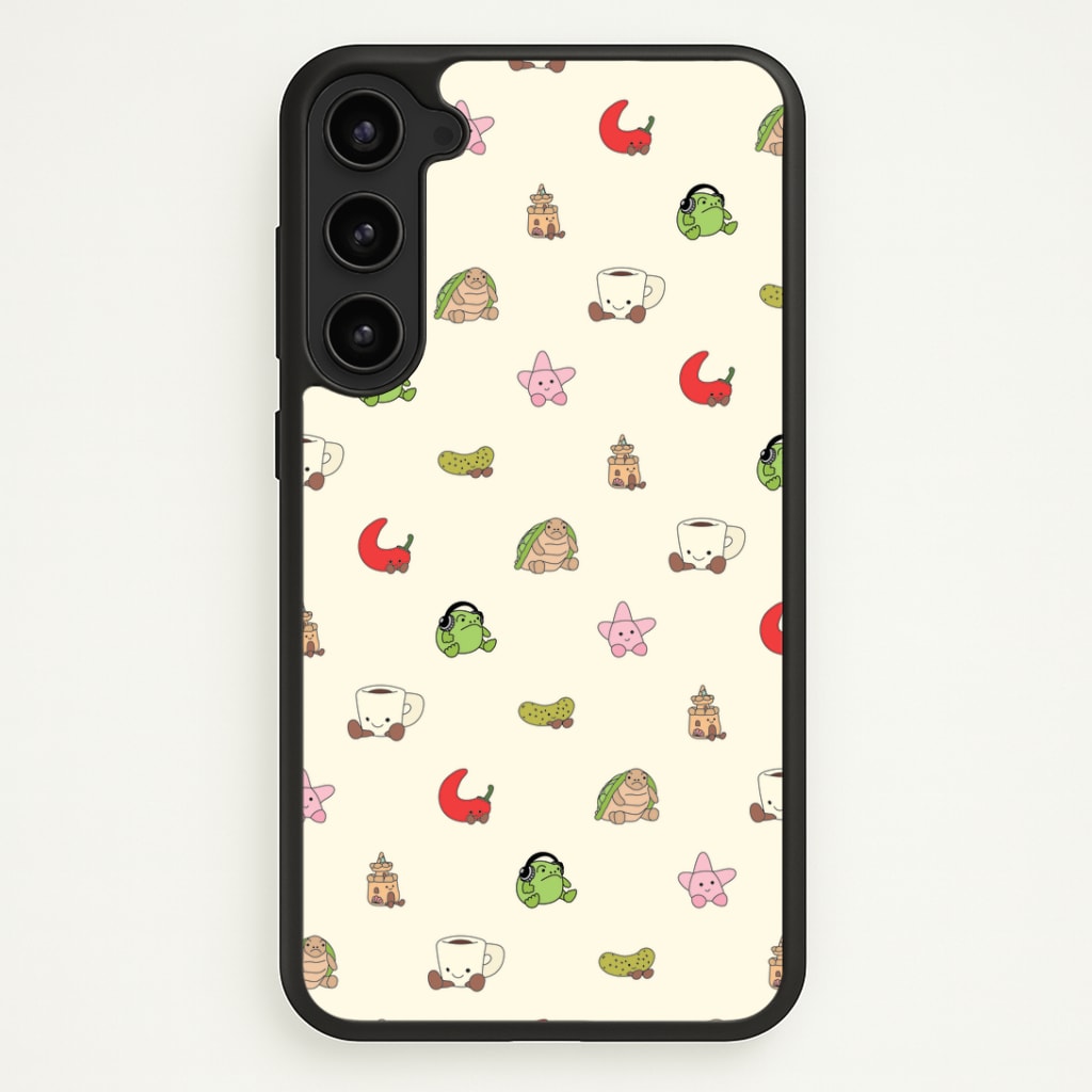 Plushies Pattern Phone Case - Galaxy S23 Plus / Standard