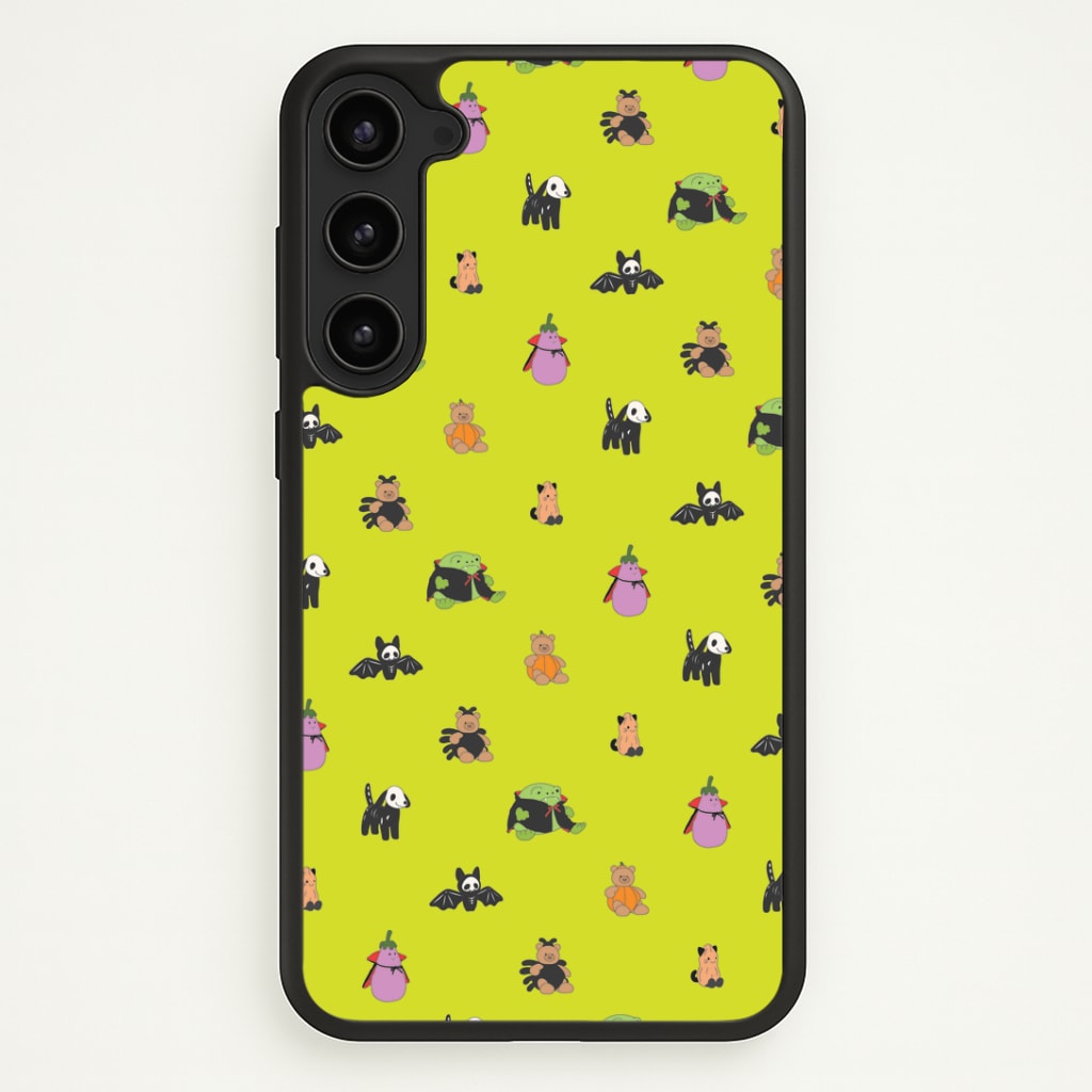 Halloween Plushies Pattern III - Halloween Phone Case - Galaxy S23 Plus / Standard