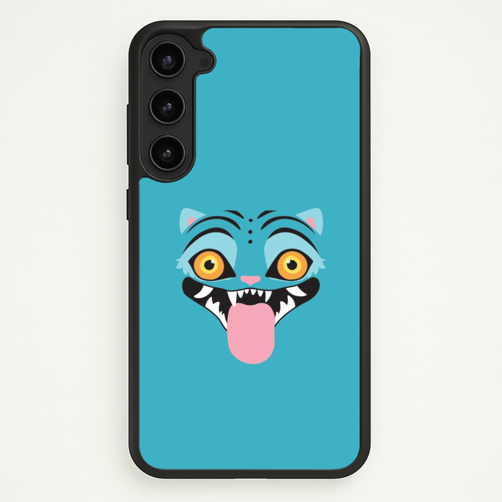 Demon Cat Face Phone Case - Galaxy S23 / Standard