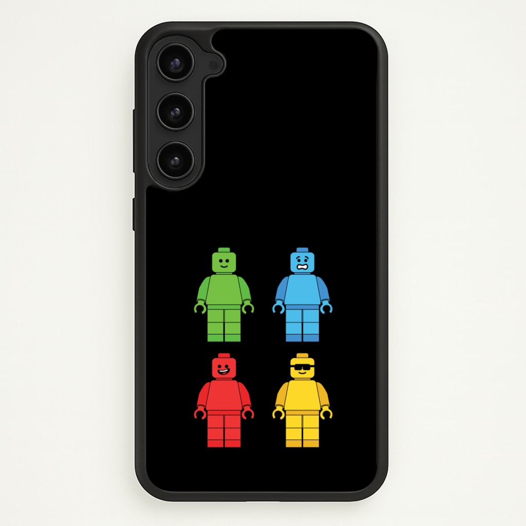Bricks Figures Rainbow Phone Case - Galaxy S23 / Standard