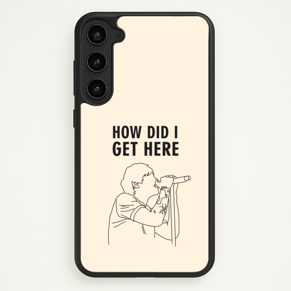 How Did I Get Here Outline Phone Case - Galaxy S23 / Standard
