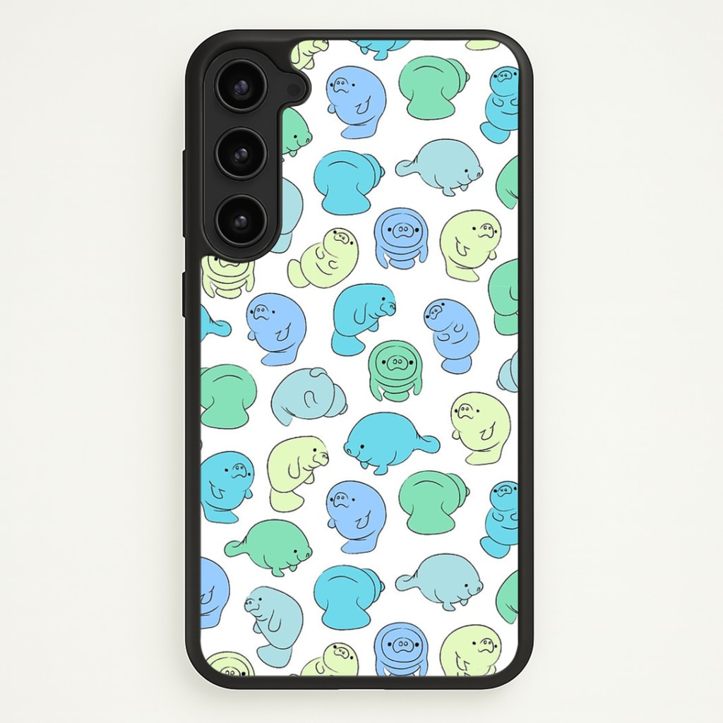 Manatee Party Phone Case - Galaxy S23 Plus / Standard