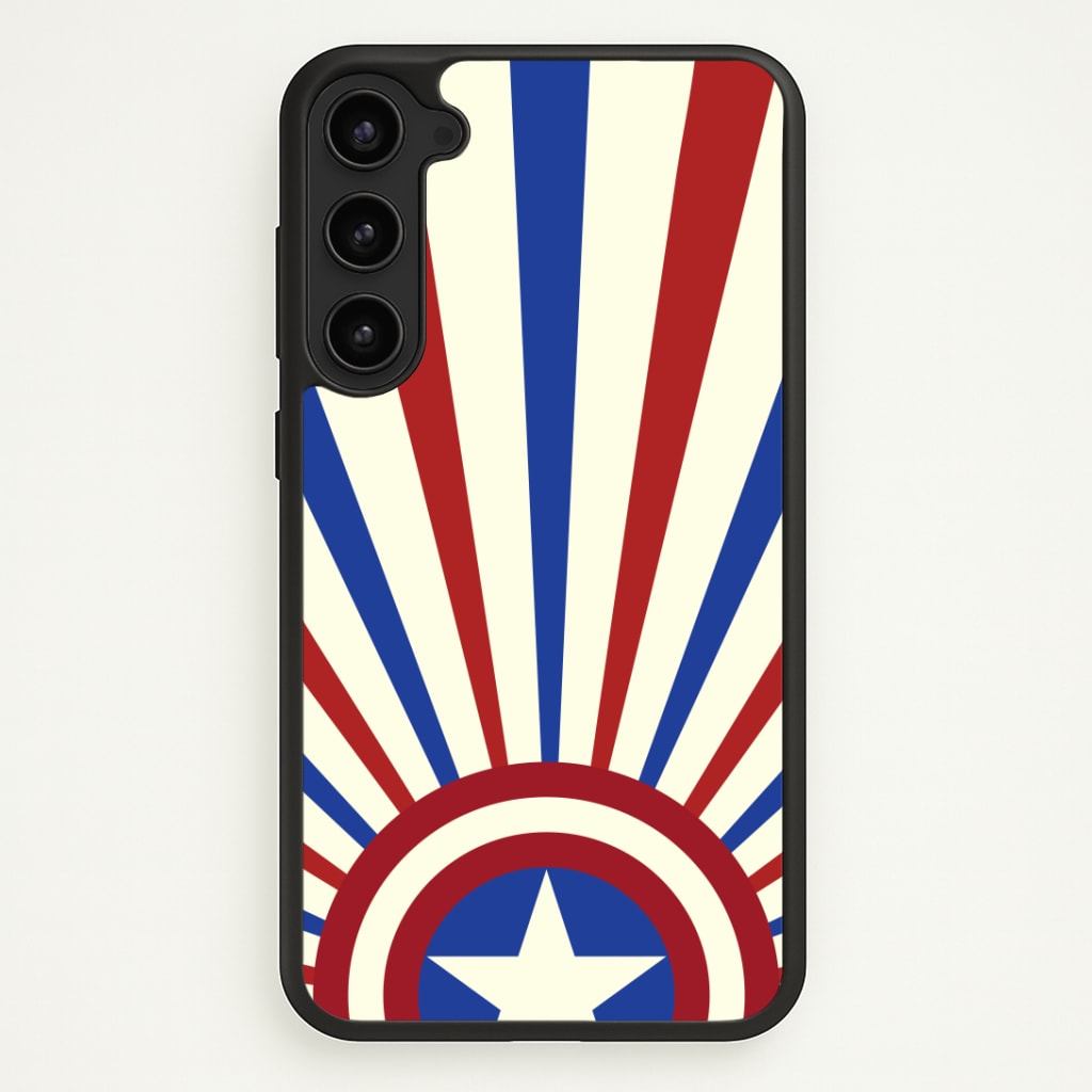 Shield And Stripes Phone Case - Galaxy S23 / Standard