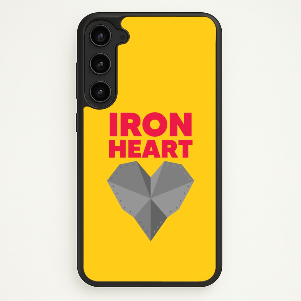 Metal Heart Phone Case - Galaxy S23 / Standard