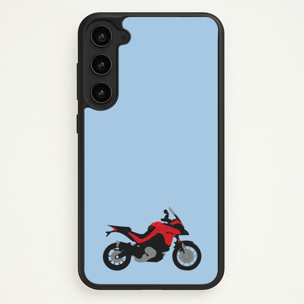 Red Motorbike - Motorbike Phone Case - Galaxy S23 Plus / Standard