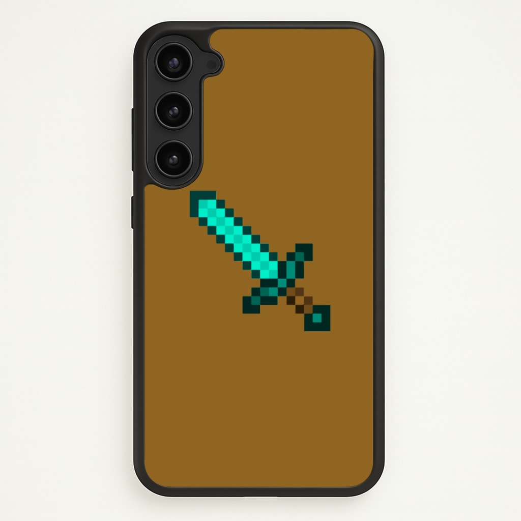 Diamond Sword - Mining Phone Case - Galaxy S23 Plus / Standard