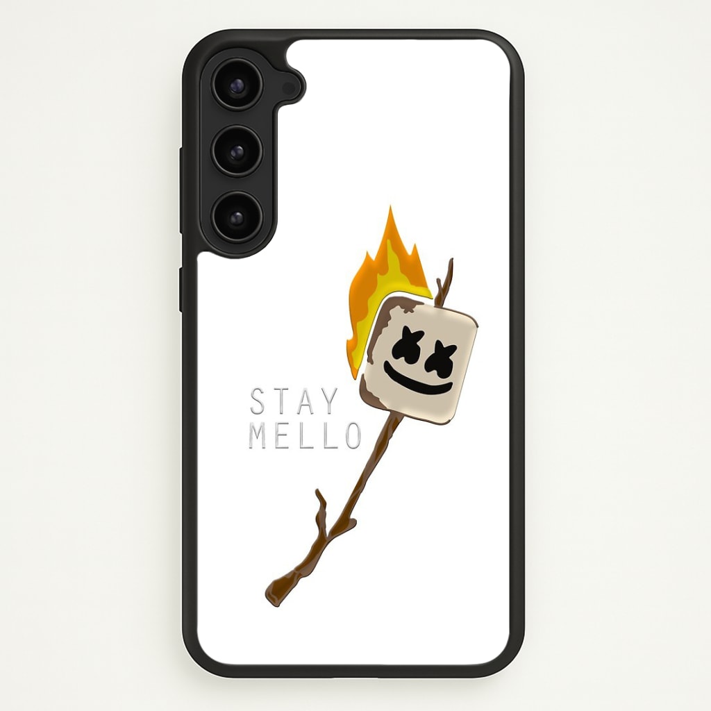 Stay Mello White Helmet DJw - White Helmet DJ Phone Case - Galaxy S23 Plus / Standard