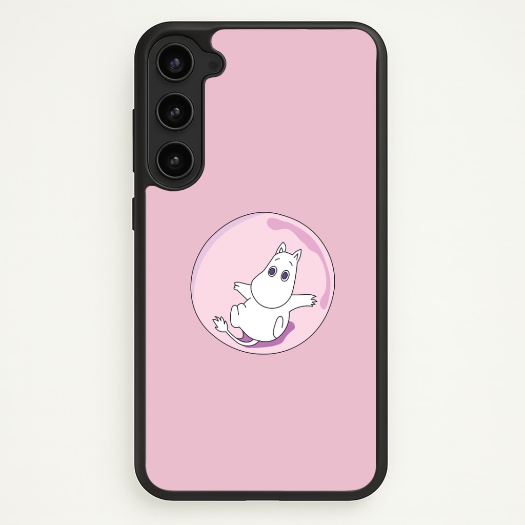 Moomin In A Pink Bubble Phone Case - Galaxy S23 / Standard