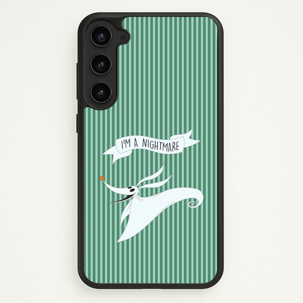 Stripey I'm A Nightmare Phone Case - Galaxy S23 Plus / Standard