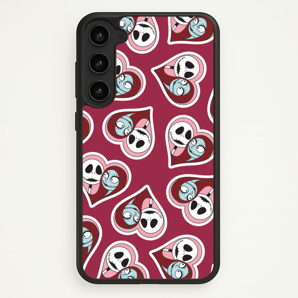 J And S Heart Pattern Phone Case - Galaxy S23 Plus / Standard