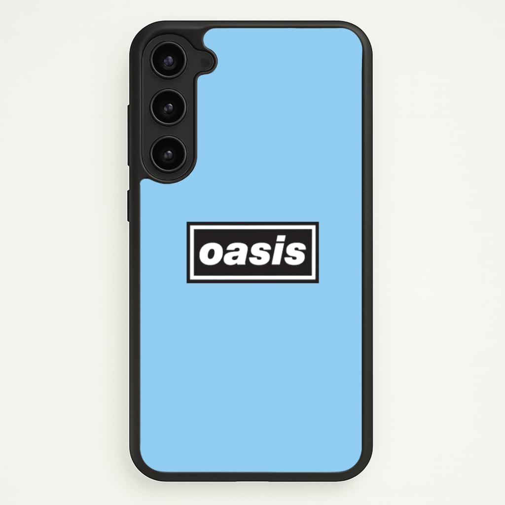 Band Name Blue Phone Case - Galaxy S23 / Standard