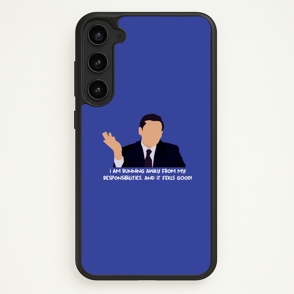 I Am Running Away From My Responsibilities Phone Case - Galaxy S23 Plus / Standard