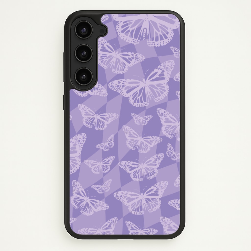 Abstract Butterflies Pattern Phone Case - Galaxy S23 Plus / Standard