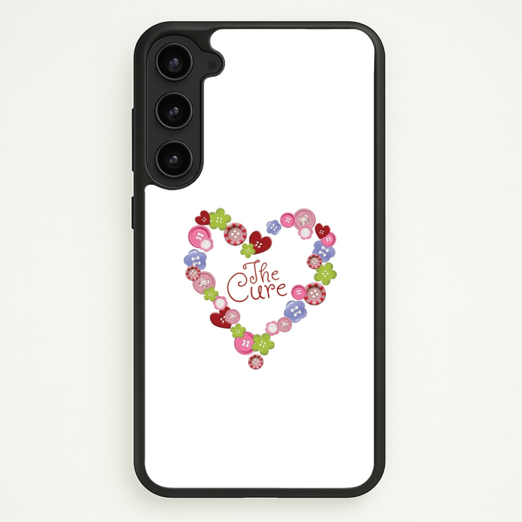Button Heart Phone Case - Galaxy S23 Plus / Standard