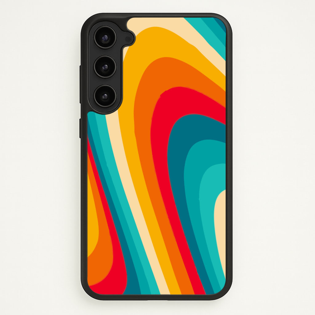 Rainbow Abstract Pattern Phone Case - Galaxy S23 Plus / Standard
