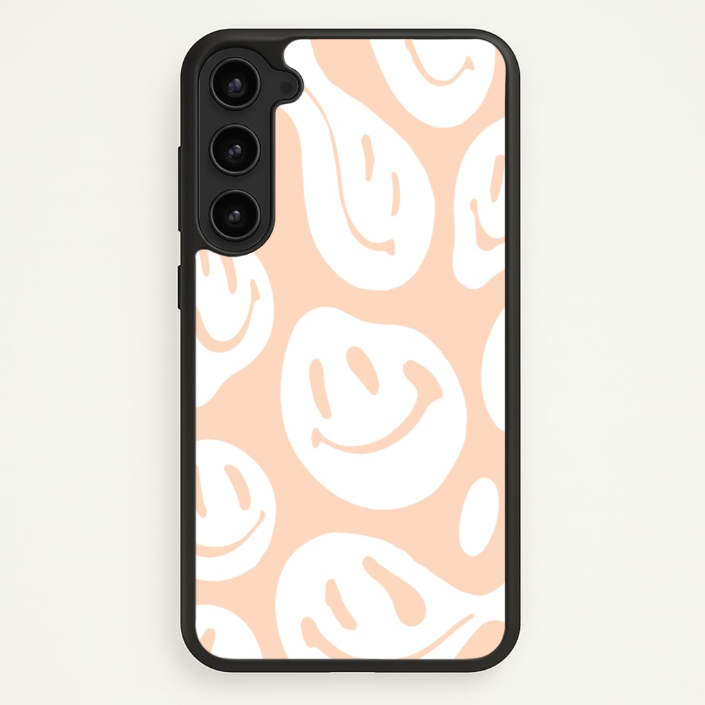 Trippn Smiley - Orange Phone Case - Galaxy S23 Plus / Standard
