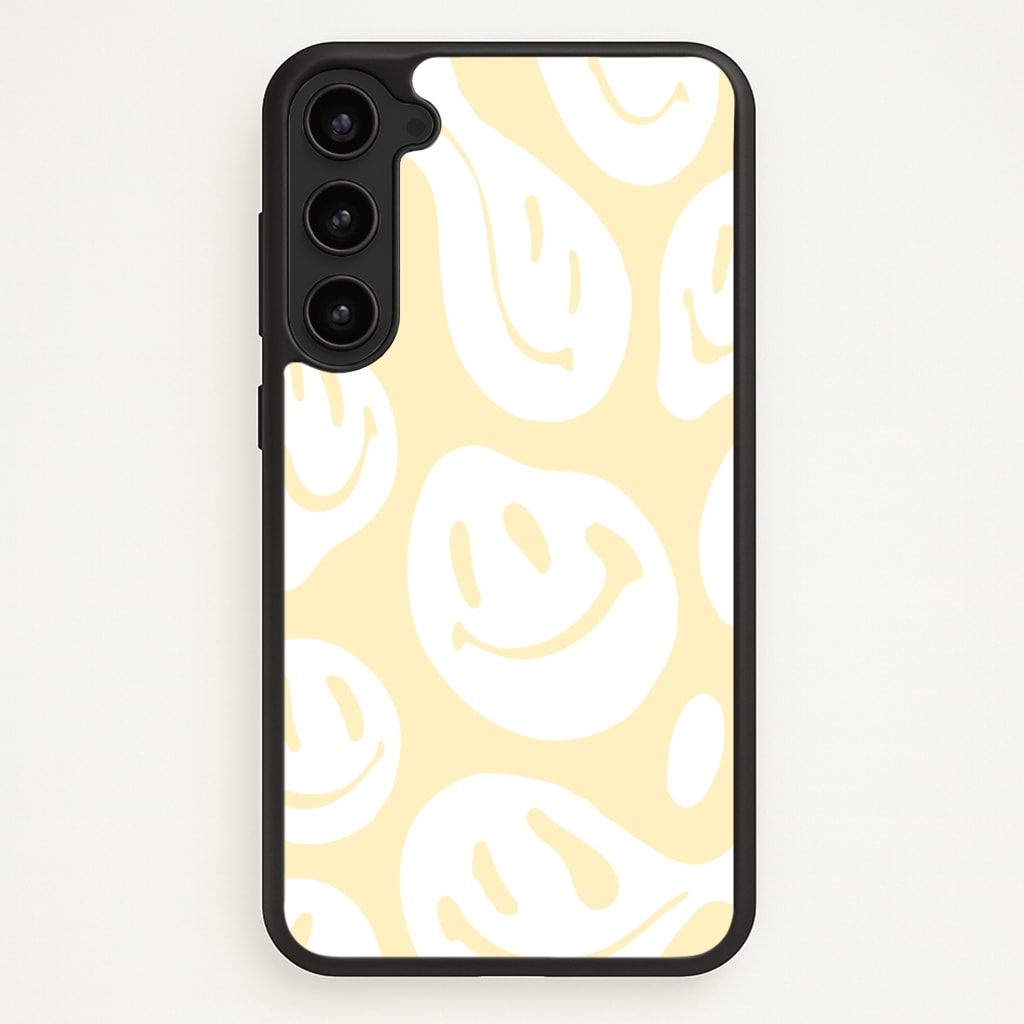 Trippn Smiley - Yellow Phone Case - Galaxy S23 / Standard