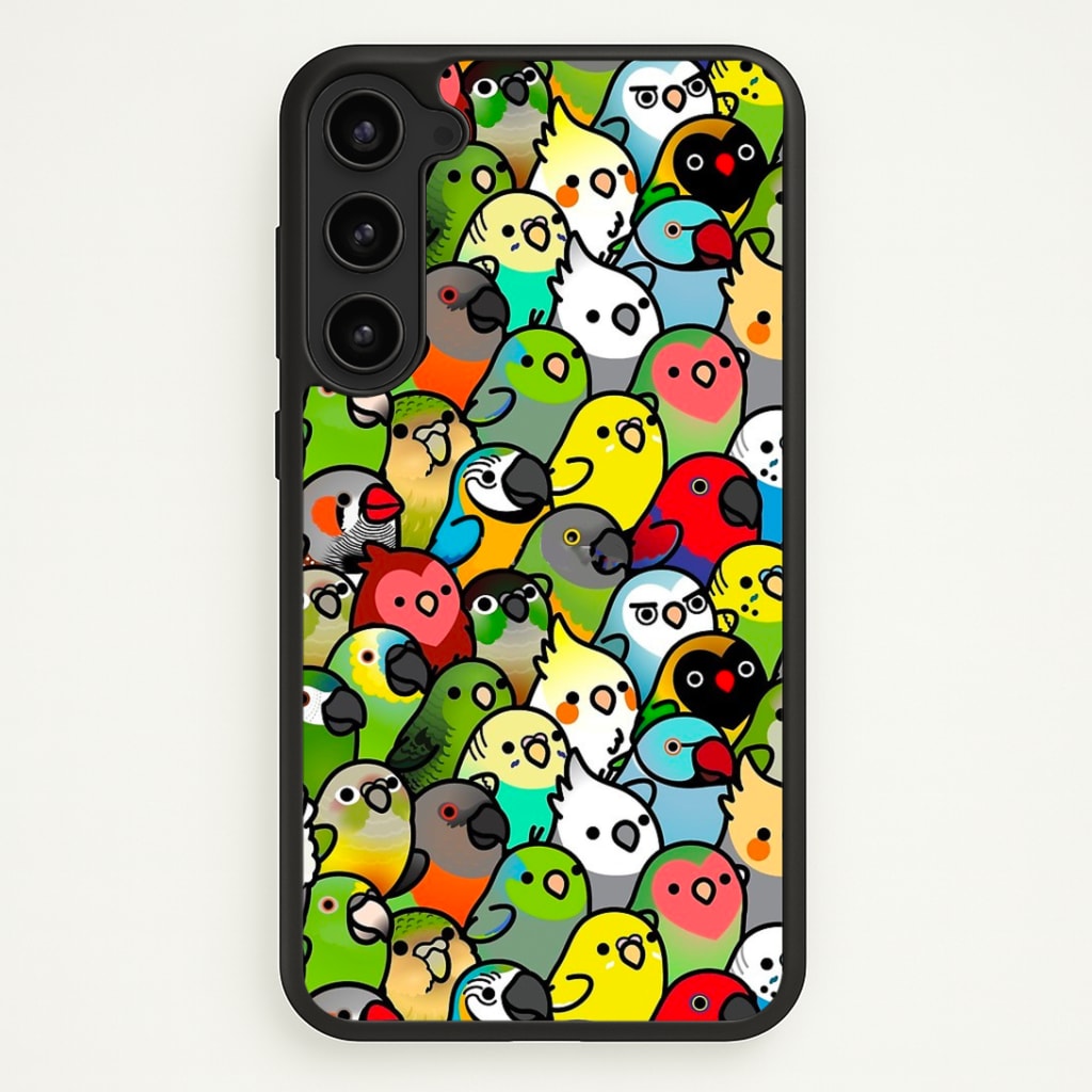 Everybirdy Pattern Phone Case - Galaxy S23 Plus / Standard